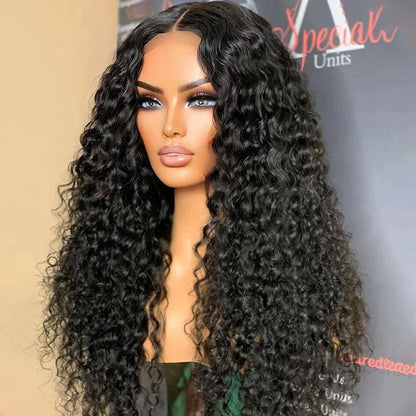 4x4 Perruques Cheveux Humains Lace Closure Brésilien Deep Curly - hjweavebeauty