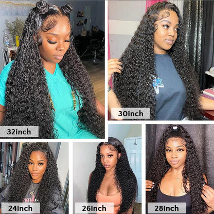 4x4 Perruques Cheveux Humains Lace Closure Brésilien Deep Curly - hjweavebeauty