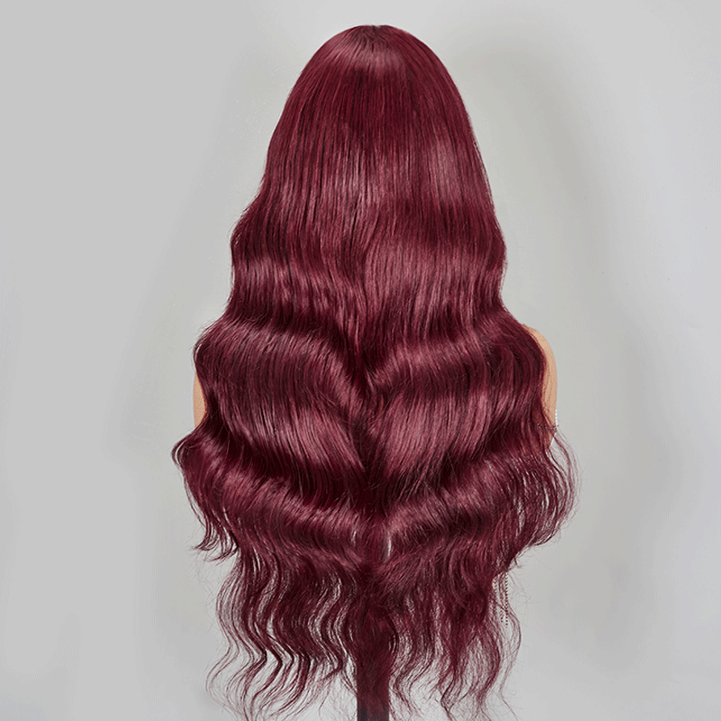 9x6 Glueless 99J Couleur Pré-tout Perruque Sans Colle Body Wave