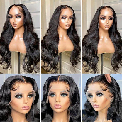 5x5 13x4 Lace Front Perruques Cheveux Humains Brésilienne Body Wave Tissage - hjweavebeauty