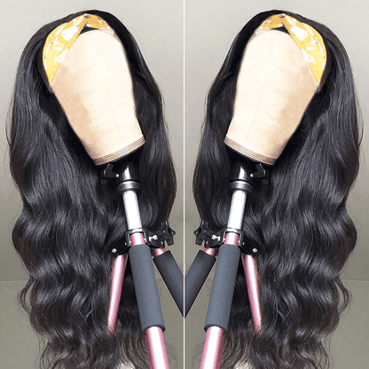 Perruque Bandeau Cheveux Humains Brésiliens Body Wave Tissage - hjweavebeauty