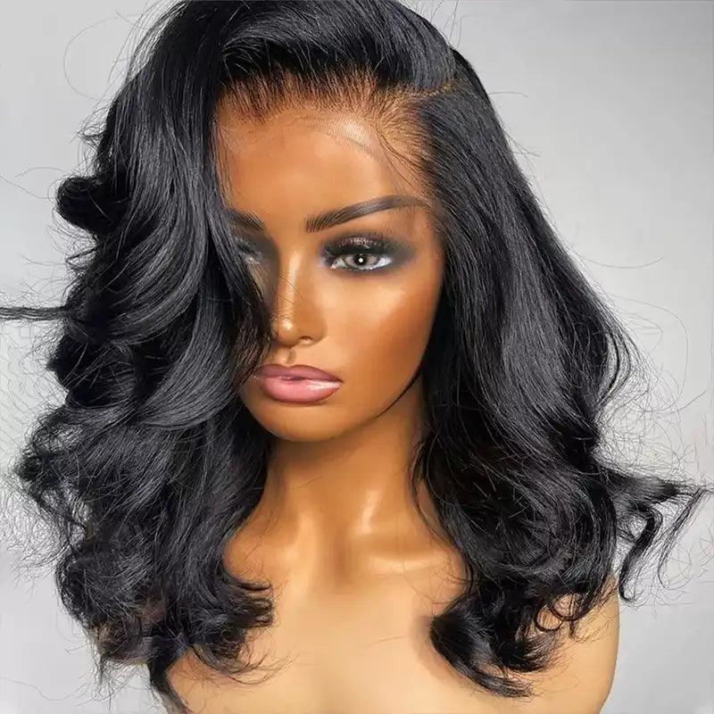 Perruque Courte Brésilienne Body Wave Bob Cheveux Humains Tissage - hjweavebeauty